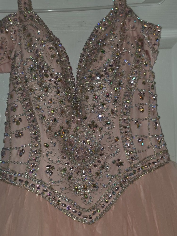 Sweet 16 Birthday Dress In Blush Pink