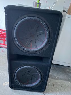 Kicker CompR Dual Subwoofer Box