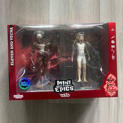 Stranger Things Limited Edition Eleven & Vecna Mini Epics Premium Collectibles 