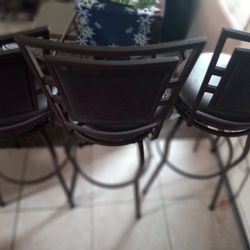 3 Bar Stools 