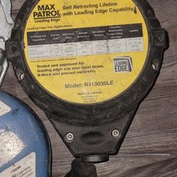 2 Self retracting lifelines.