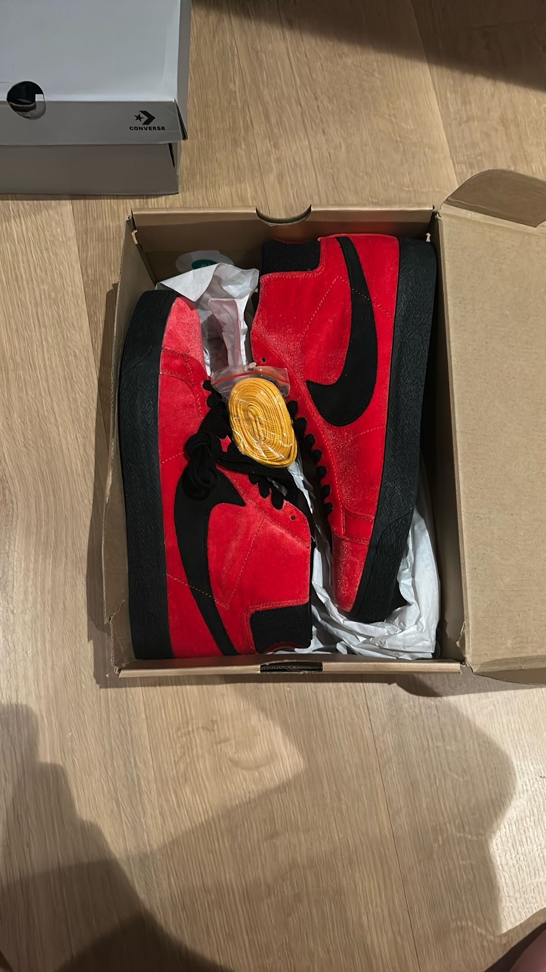 Red Velvet Nike Blazers