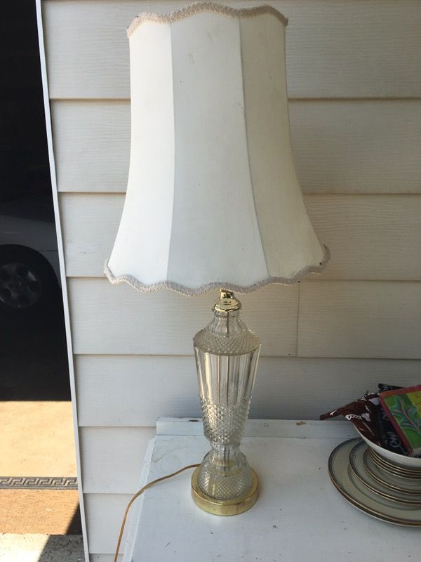 Vintage Crystal Lamp