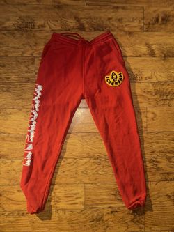 Billionaire Boys Club BBC Ice Cream Sweat Pants Joggers Red Medium
