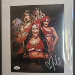 Certified WWE Wrestling Nikki Bella Signed 