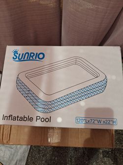 Sunrio swimming pool 120 L x 72 w x 22 h