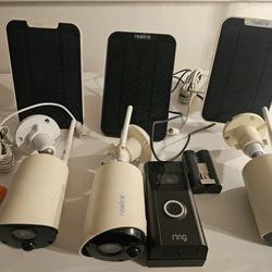 Ring Doorbell 3 And 3 Reolink Argus Wireless Cameras