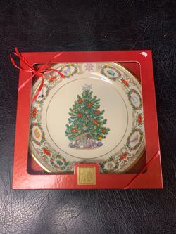 Title: Vintage 1999 Lenox "Mexico" Christmas Trees Around the World Collector Plate