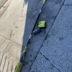 Exclusive RYOBI 40V 10 in. Cordless Battery Pole Saw with 2.0 Ah Battery and Charger