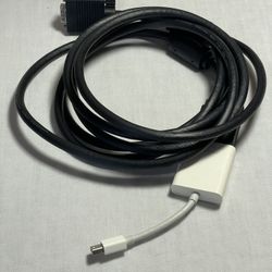 SVGA Cable With Genuine Apple SVGA To Thunderbolt Mini Display