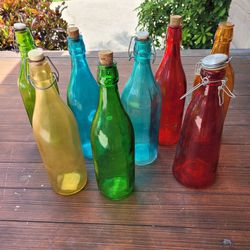 Vintage Glass Bottle Collection 