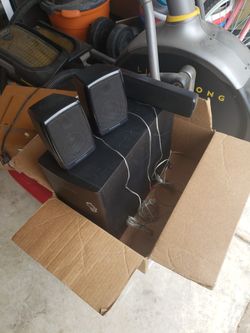 Samsung Theater Speakers And Subwoofer