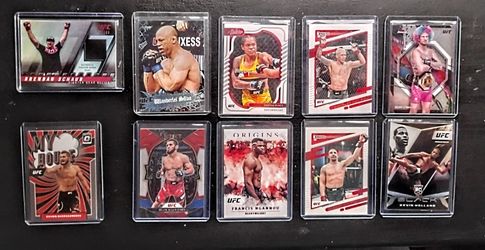 UFC legendary fighters 10 card lot
