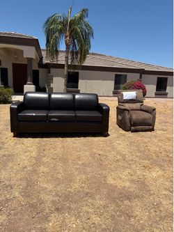 Free recliner & sofa