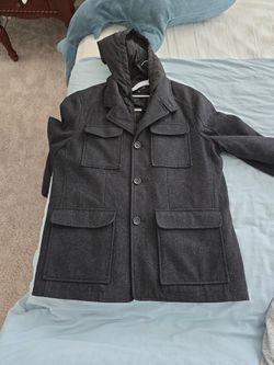 Wool Winter Coat Large