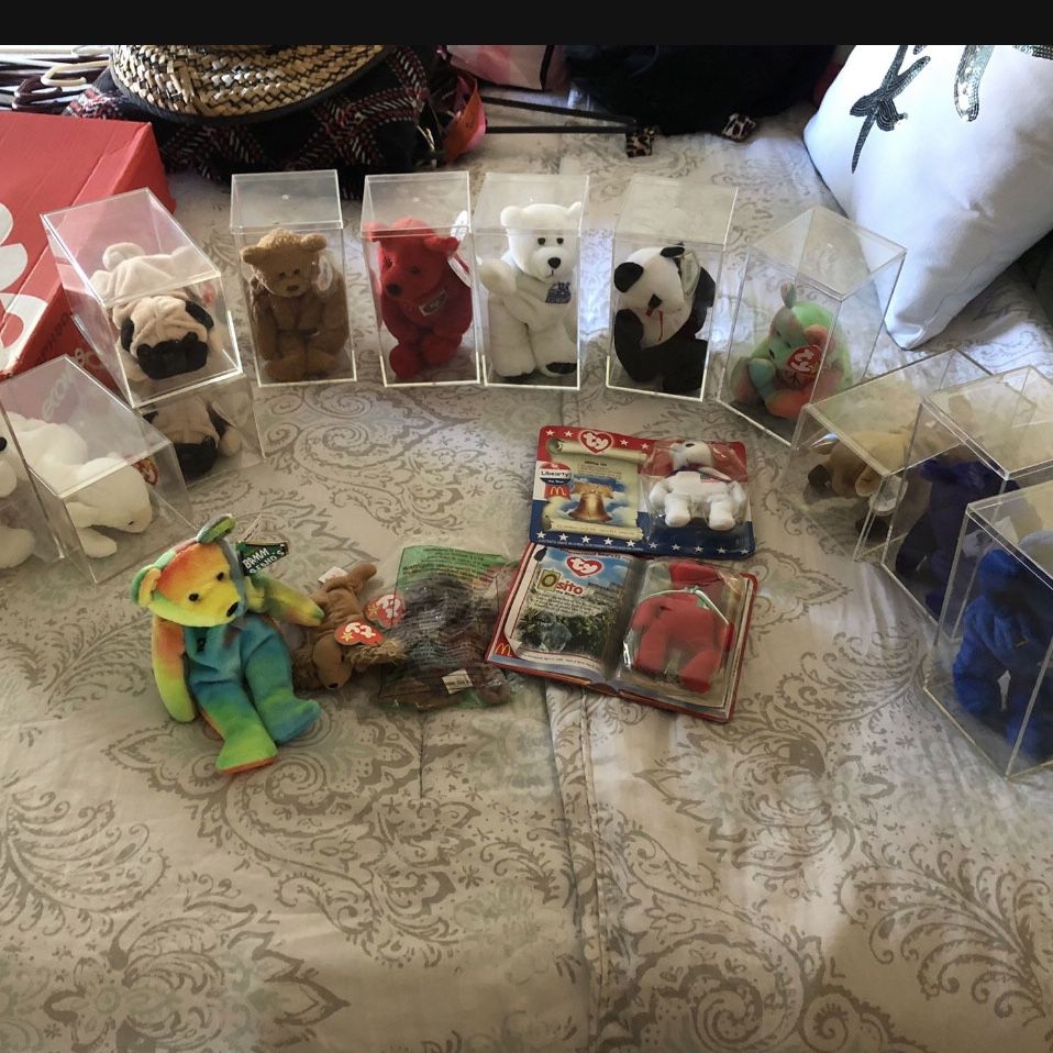 Beanie babies some rare all in cases