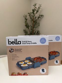 Bella Fold & Store Dual Temp Griddle