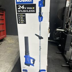 Kobalt 24-volt Cordless Battery String Trimmer and Leaf Blower and Combo Kit