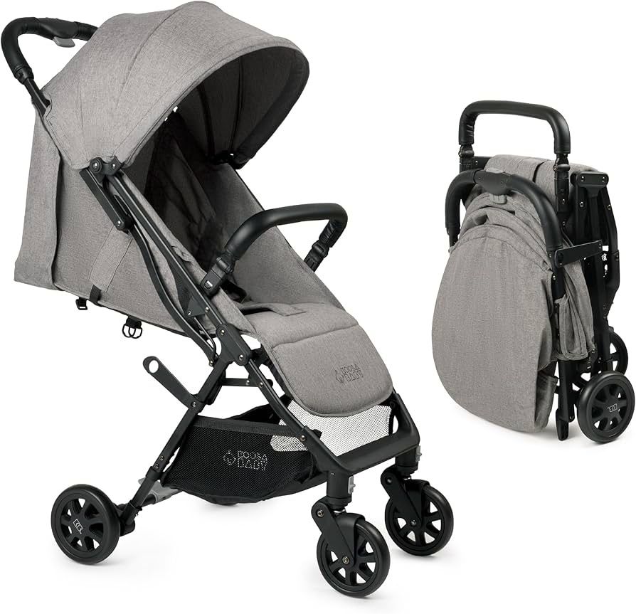 Lightweight Travel Stroller for Baby & Toddlers - Easy Fold & Compact Stroller with Canopy, Storage