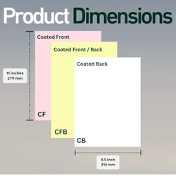 3 Color Carbonless Paper