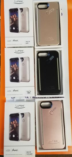 Dual Lumee cases for iphones 6s 6S Plus and iphone 7plus