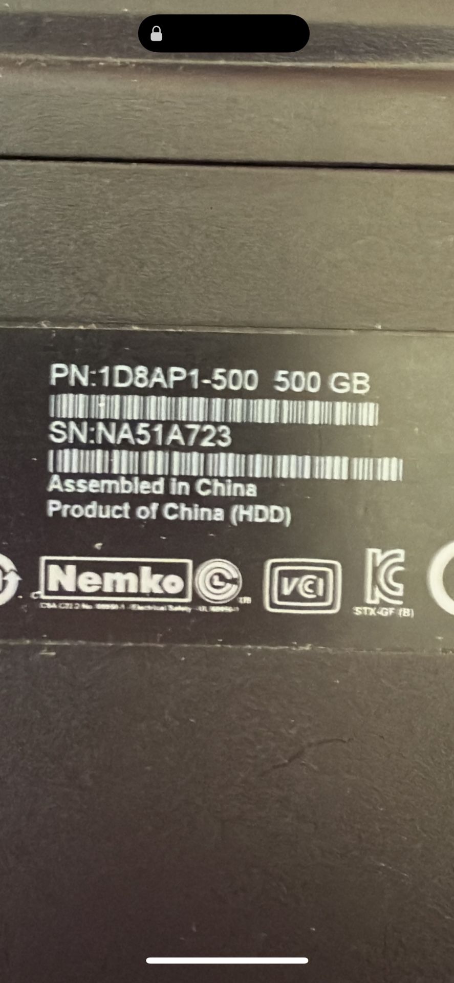 Seagate Pocket Hard Drive 500 Gb