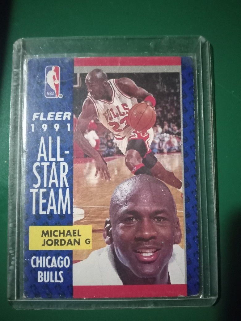 Michael Jordan 1991 All Star Fleer Card