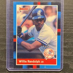 1988 Donruss Willie Randolph Baseball Card #228