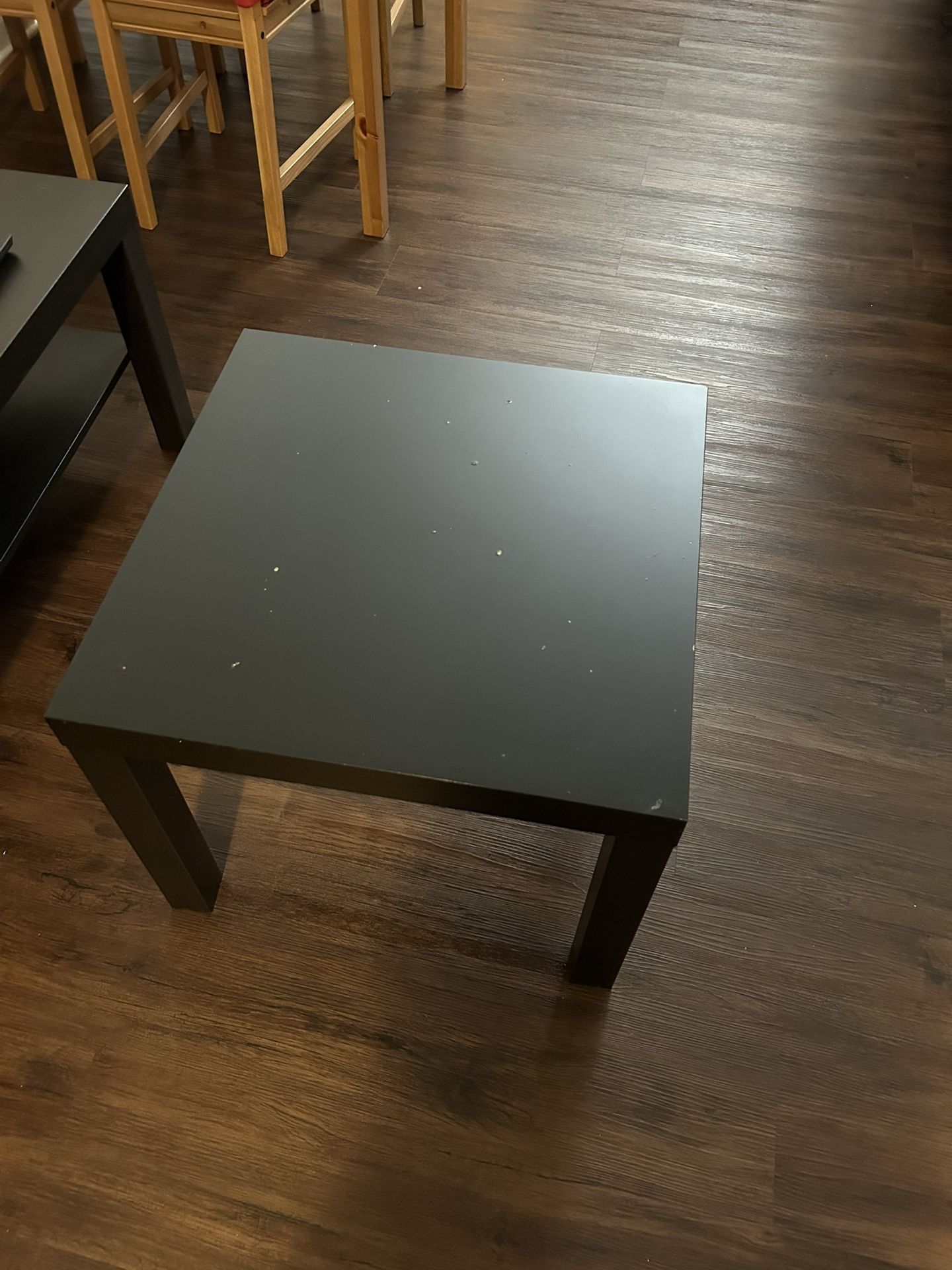 Ikea Lack side table, black-brown Color