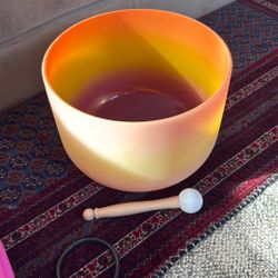 Sacral Chakra Crystal Singing Bowl 