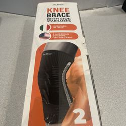 New Dr. Brace Elite Knee Braces 2 pack with side stabilizers XXL 