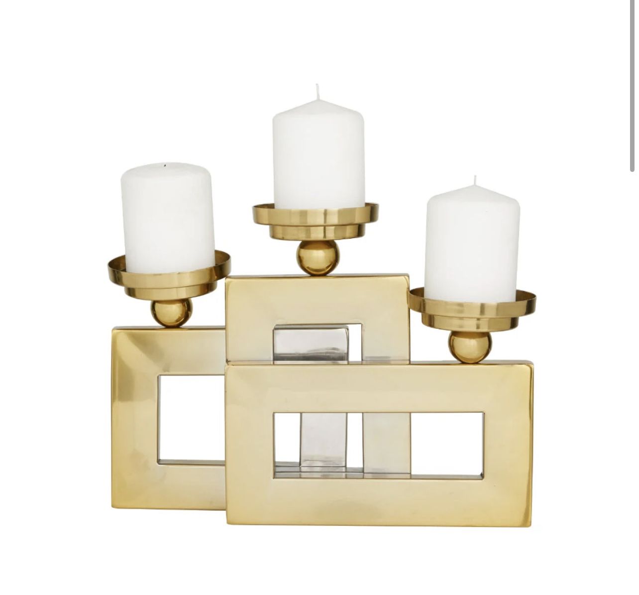 Deco 79 Candel Holder Gold