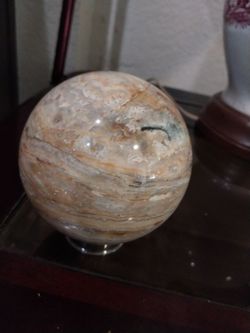 2.88 lbs Crazy Lace sphere