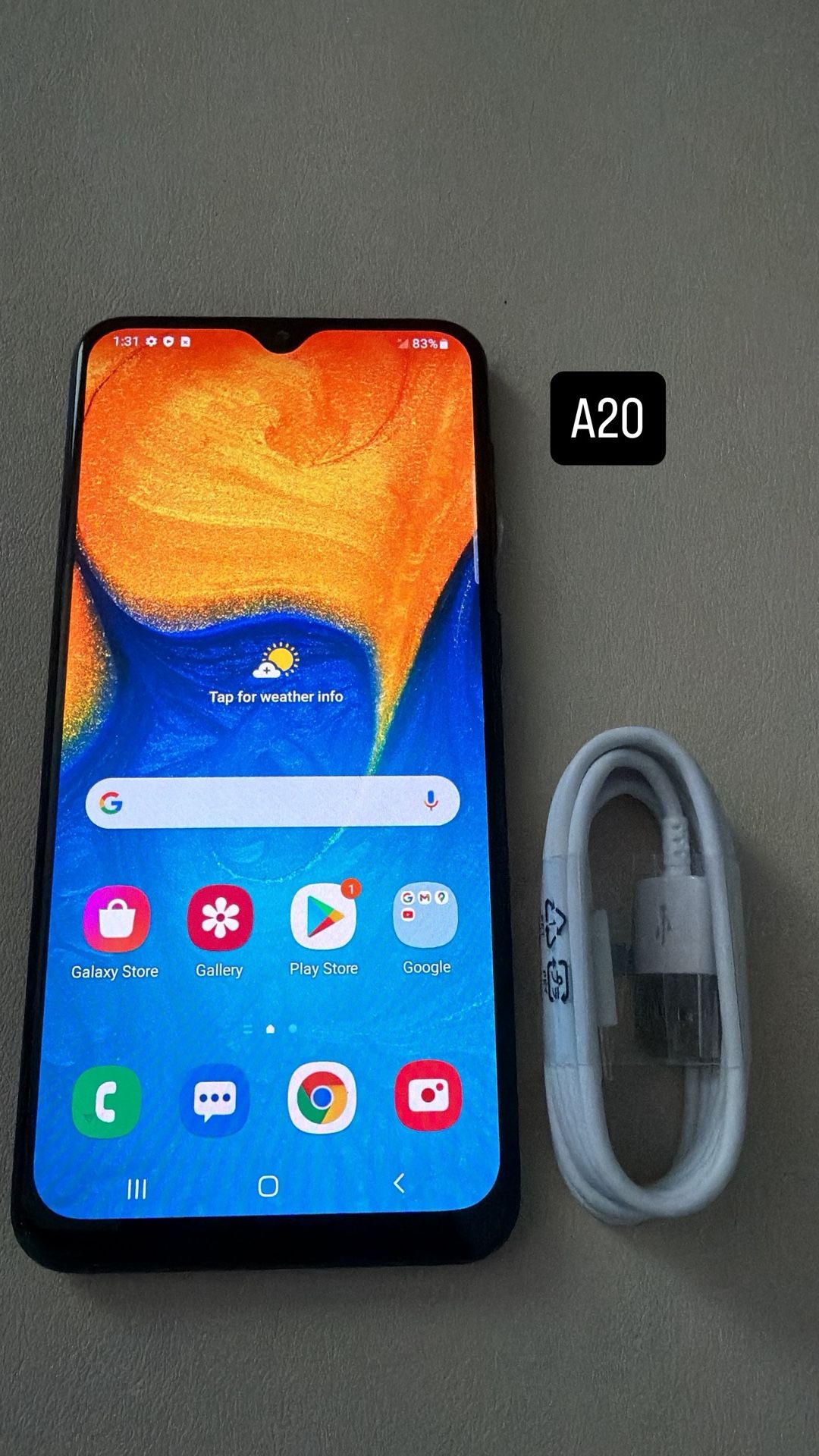 Samsung A20. Like New. With FREE 1 Month Service!