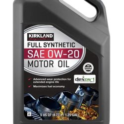0W-20 Synthetic Oil, Unopened 