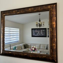 Mirror and Console Table