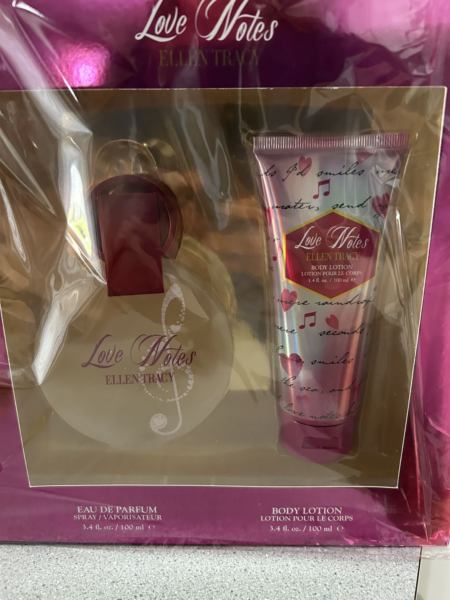 Love Notes By Ellen Tracy Perfume And Lotion Gift Set