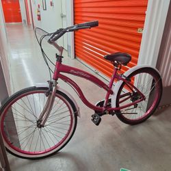 Beach Cruiser and Kids Bike