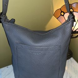 Coach Legacy Grey Leather Bag