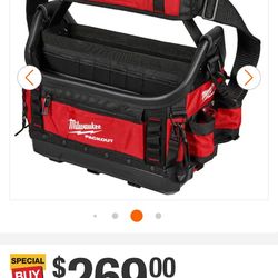 Milwaukee PACKOUT Tool Bag w/ Handle & Shoulder Strap (Heavy Duty)