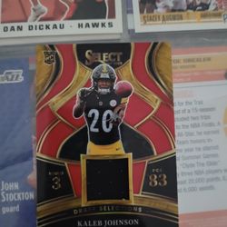 2025 Panini Select Kaleb Johnson Rookie Jersey Card