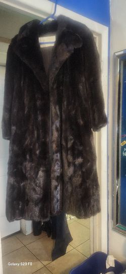 Real Mink Fur Coat 