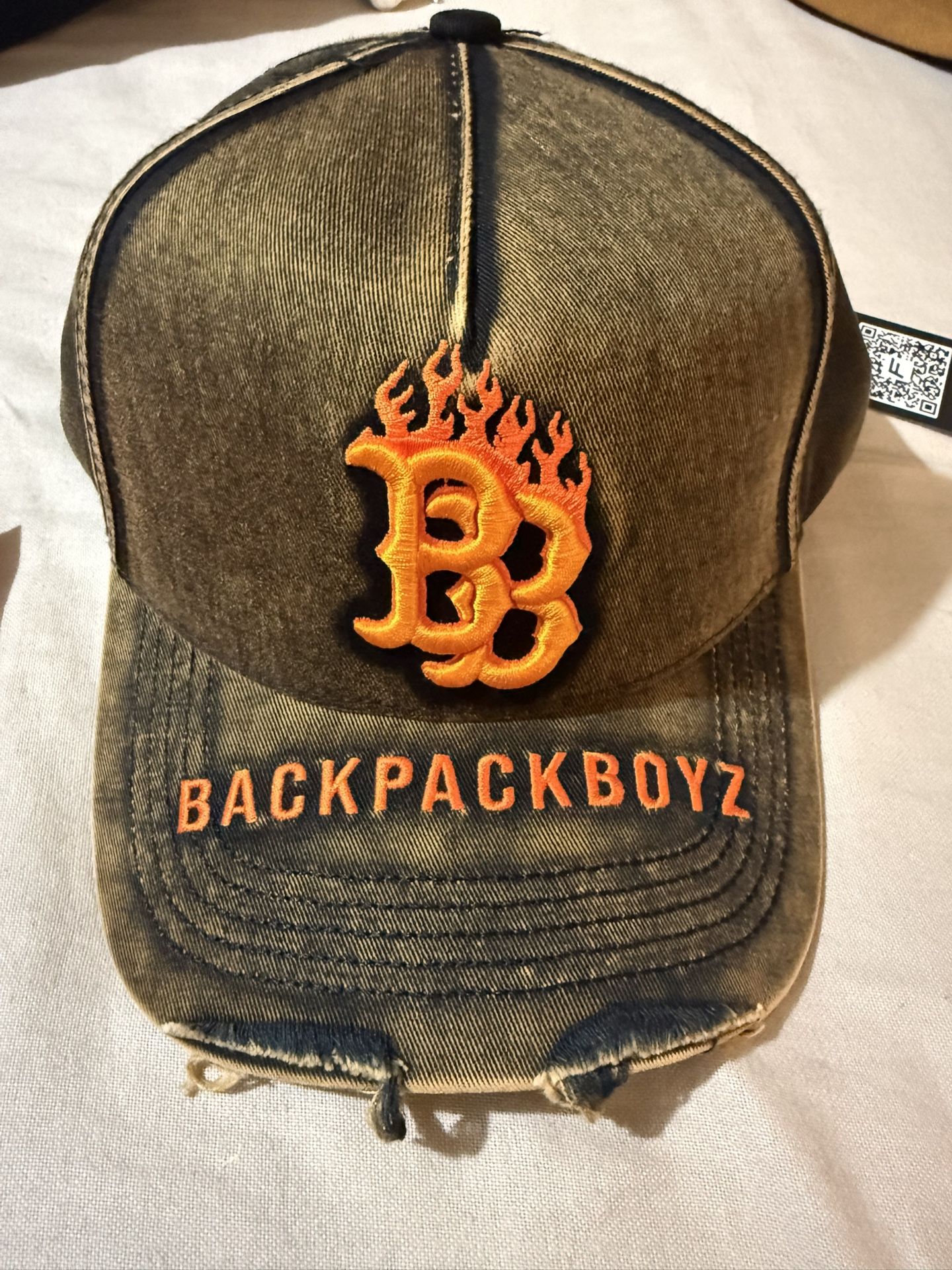 Gallo Fino x Backpack boys Collab Flames Authentic Hat