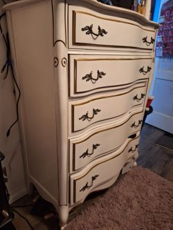 Desk and dresser set