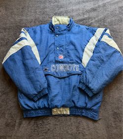 VINTAGE 90s Dallas Cowboys NFL Pro Line Starter Puffer Jacket - Size Medium