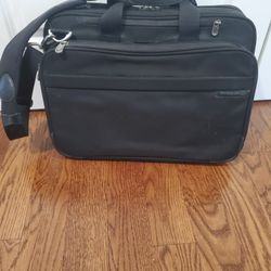 Briggs & Riley Briefcase Bag Ballistic Black Work Travel  / laptop bag Medium