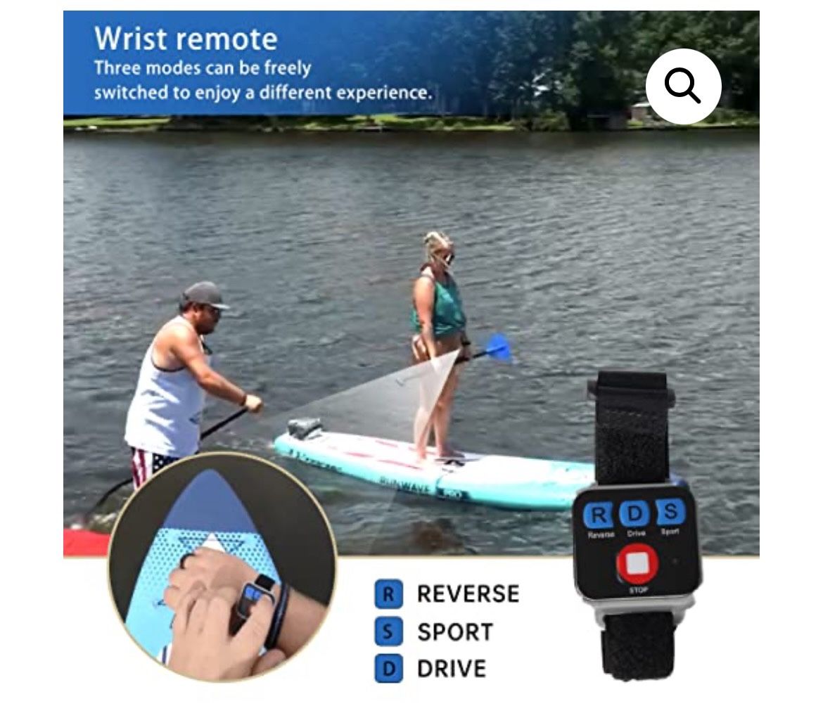 Surfboard Electric Fin, SUP Fin Rechargable Electric Fin Stand Up Paddle Board, Portable Underwater Thruster Surf Board, Paddle Board Push Motor Fin w