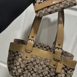Coach vintage bag & wallet