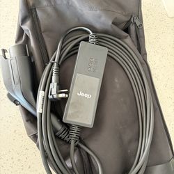 Jeep EV Charger Portable (Level 1/2) – Like New + Bag