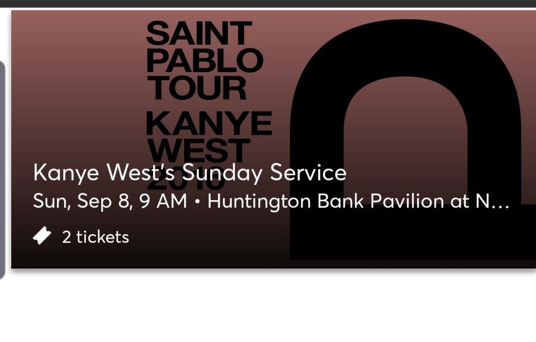 Tickets to kayne west